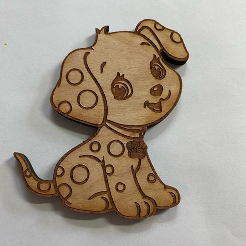 Unfinished Wooden Dog to Paint. Puppy Wooden Blank. Unfinished Wood Craft Blank.