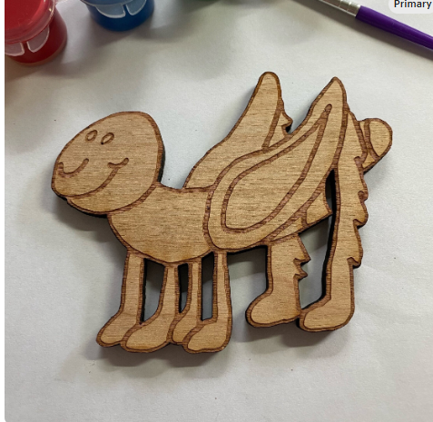 Unfinished Wooden Cricket to Paint. Wooden Blank Insect. Unfinished Wood Craft Blank.