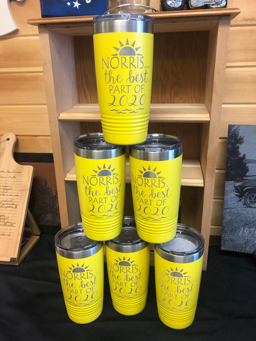 Logo Tumbler Cups. Reunion Tumbler Cups. Bulk Employee Tumbler Cups. - C & A Engraving and Gifts