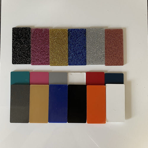 25 Acrylic Solid or Glitter Rectangle Blanks With Holes or Without. Keychain Blanks. Lanyard Blanks. Craft Blanks for Vinyl. - C & A Engraving and Gifts