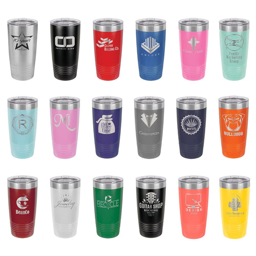 Logo Tumbler Cups. Reunion Tumbler Cups. Bulk Employee Tumbler Cups. - C & A Engraving and Gifts