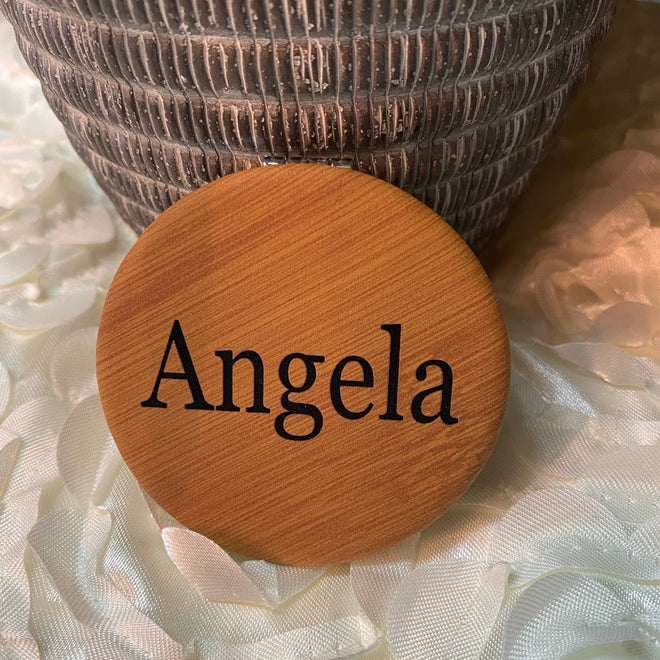 Bachelorette Party Favors. Bridesmaid Gift. Personalized Engraved Leatherette Mirror. Compact Mirror Favors. - C & A Engraving and Gifts