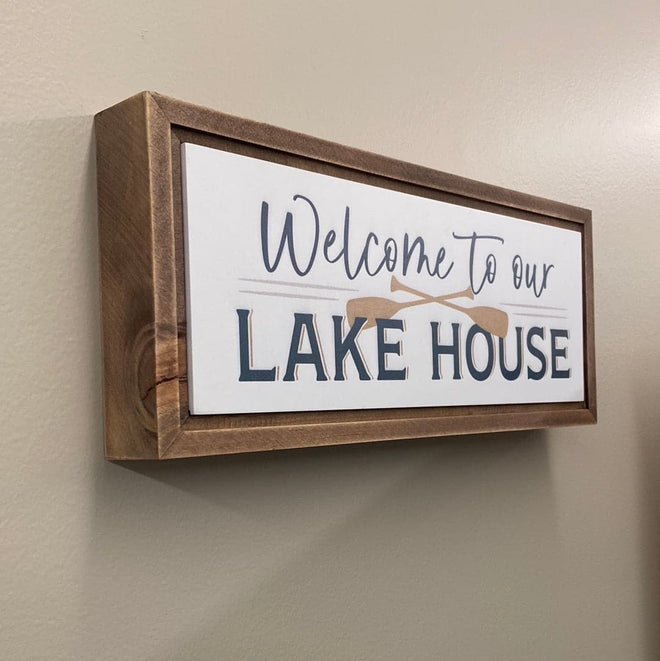 Welcome to our Lake House Sign. - C & A Engraving and Gifts