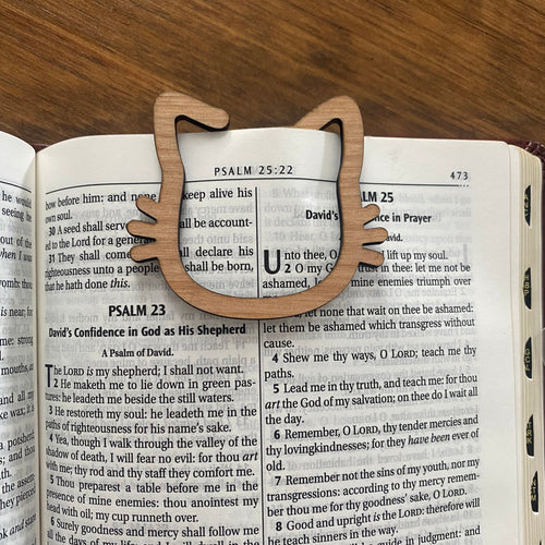 Cat Bookmark. Book Marker. Page Holder. Cat Paperclip. Plastic Bookmark. Kid Bookmark.