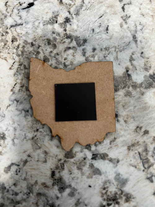 State of Ohio America 250 Magnet. Your County Party Favor. Your Town Magnet. - C & A Engraving and Gifts