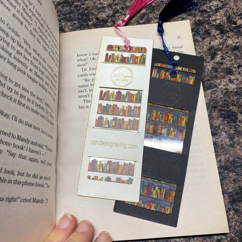 Bookmark with Tassel. Bookworm Gift. Plastic Place Marker.