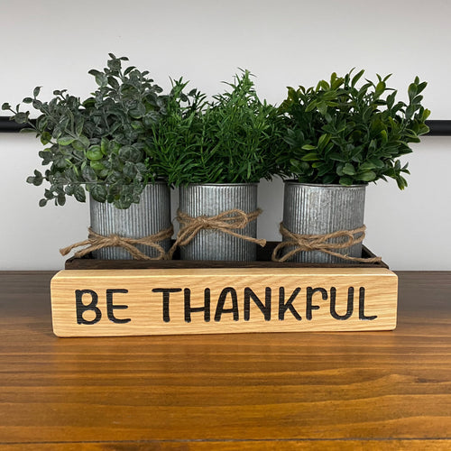 Fall Shelf Sitters. Wooden Block Sayings. Fall Decor. Be Blessed. Be Thankful. Falling For You.