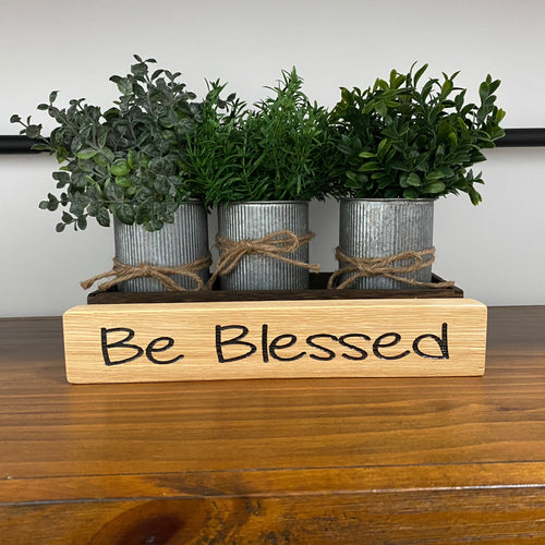 Fall Shelf Sitters. Wooden Block Sayings. Fall Decor. Be Blessed. Be Thankful. Falling For You.