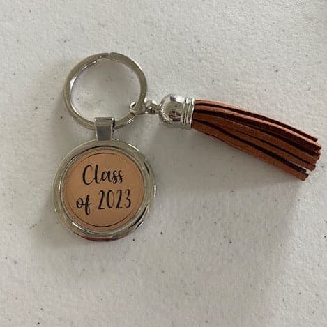 Class of 2023 Keychain. Graduation Tassel Keychain. - C & A Engraving and Gifts