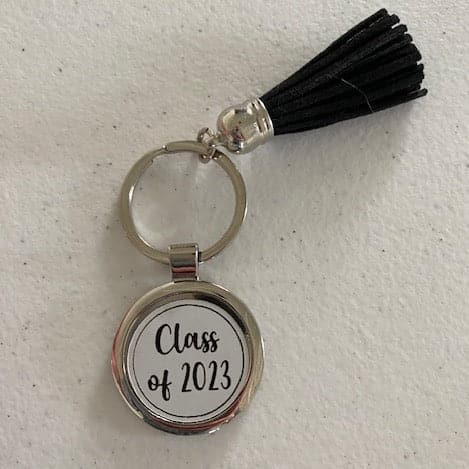 Class of 2023 Keychain. Graduation Tassel Keychain. - C & A Engraving and Gifts