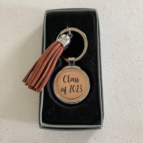 Class of 2023 Keychain. Graduation Tassel Keychain. - C & A Engraving and Gifts