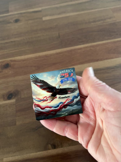 America 250 Refrigerator Magnet. America 250 Souvenir. 250 Year Party Favor.