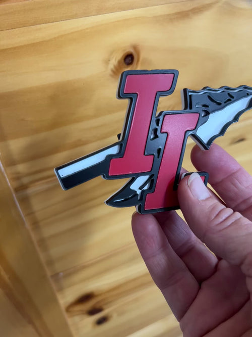 Indian Lake Lakers Name Badge. Magnetic School Tag.