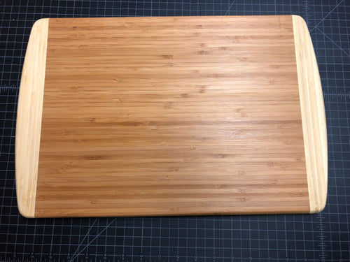 Personalized XL Cutting Board for Wedding or Anniversary. Engraved Bamboo Board. - C & A Engraving and Gifts
