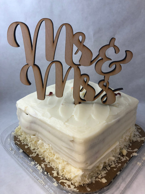 Wedding Cake Topper Mr and Mrs. - C & A Engraving and Gifts