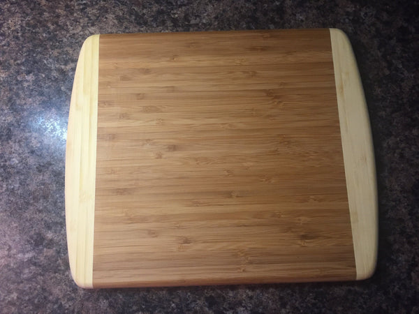 Engraved Bamboo Cutting Board with Family Tree Roots. - C & A Engraving and Gifts