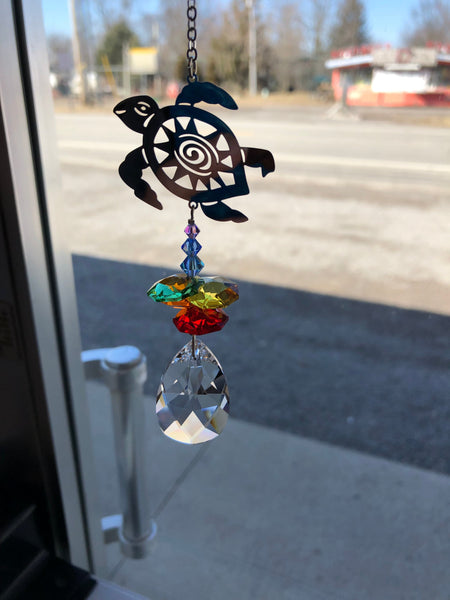 Sun Catcher Dog. Angel Sun Catcher. Turtle Sun Catcher. - C & A Engraving and Gifts