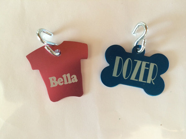 Personalized Dog Tags. Pet ID Tags. Lost Pet Tag. - C & A Engraving and Gifts