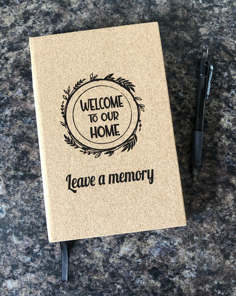 Personalized Journal. Engraved Leatherette Journal. Graduate Gift. Religious Gift. Vacation Home Memory Book. - C & A Engraving and Gifts