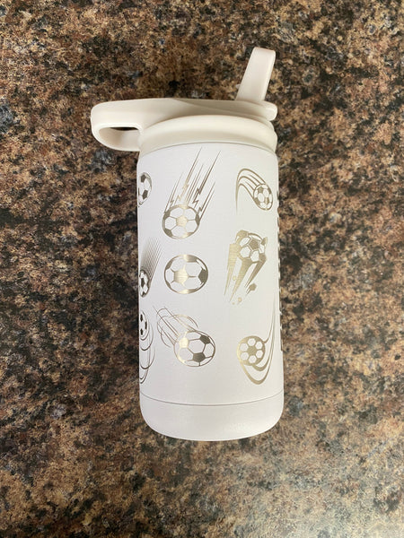 Sports Tumbler Water Bottle. Kids Personalized Water Bottle. Engraved Tumbler for Kids. - C & A Engraving and Gifts