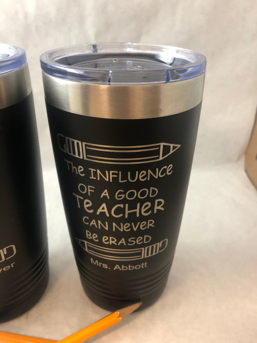 Teacher Appreciation Tumbler. #1 Teacher Cup. - C & A Engraving and Gifts