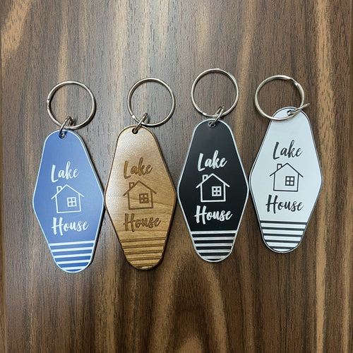 The Greatest House in the World Vintage Hotel Keychain