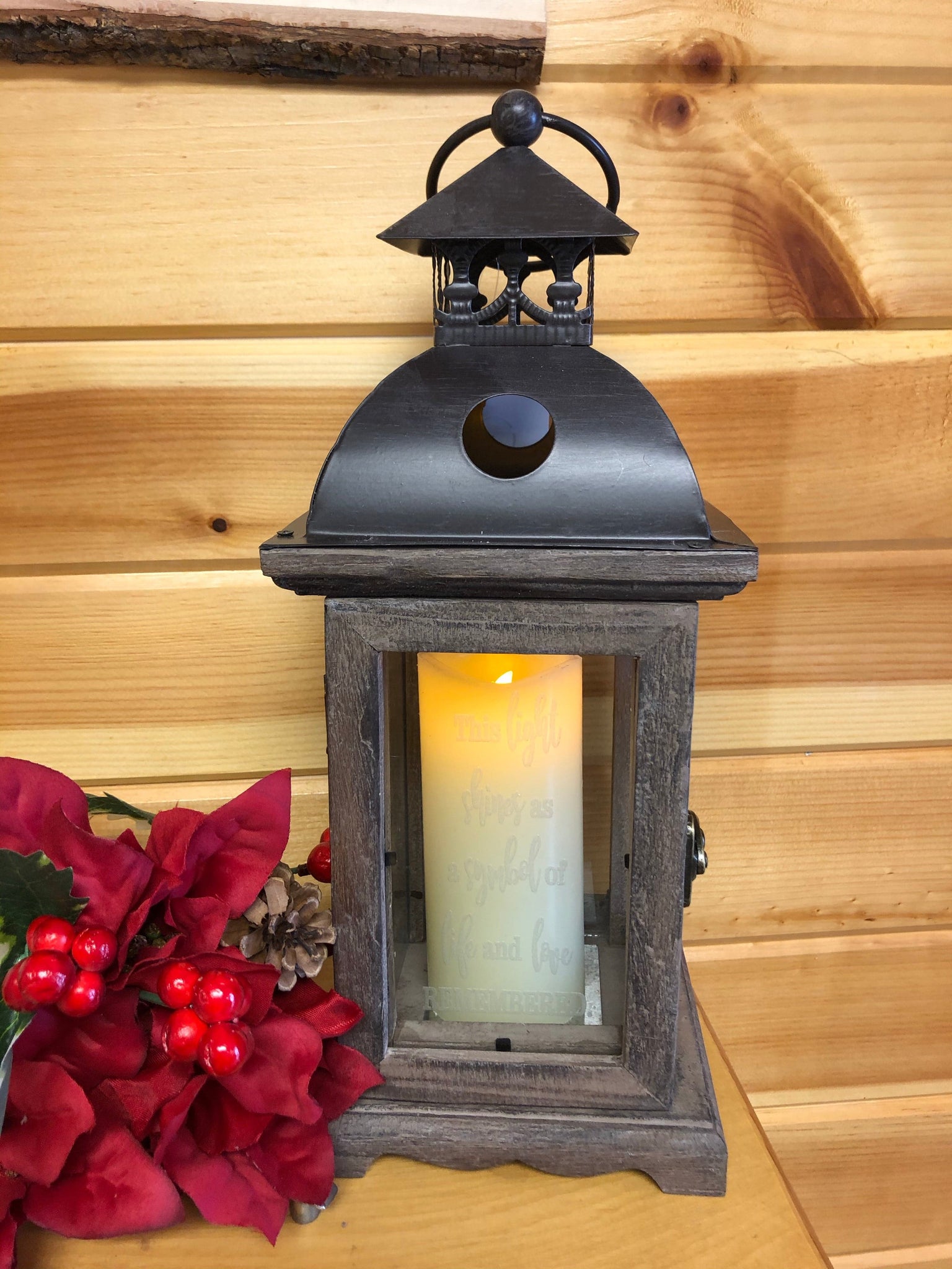 Lantern Memorial. In Memory of Lighted Lantern. - C & A Engraving and Gifts