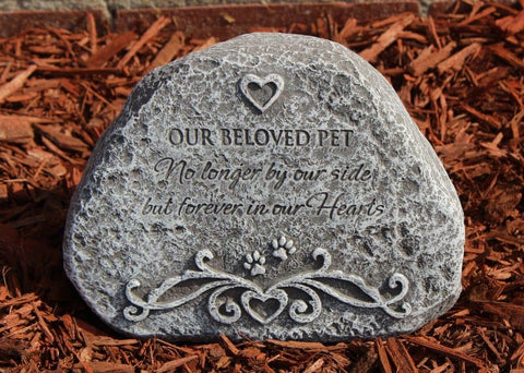 Pet Memorial Medium Rock. - C & A Engraving and Gifts